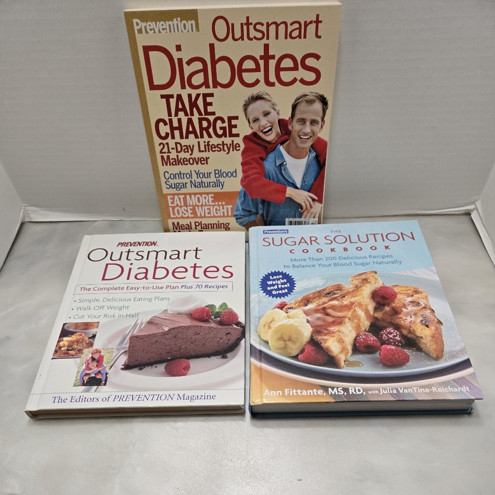 Out Smart Diabetes (2) & (1) Sugar Solution - 3 books